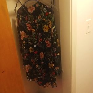 Flowery silk H&M Dress